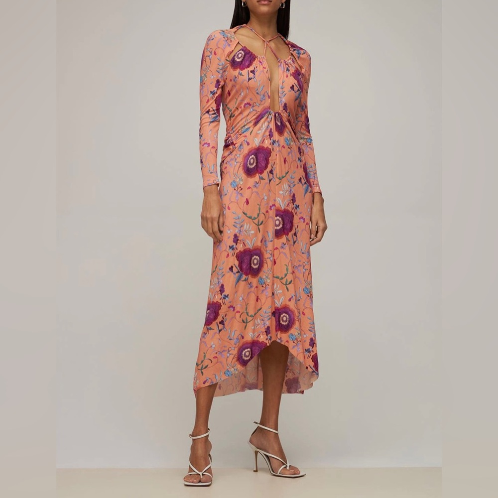 ISABEL MARANT FLORAL MIDI DRESS